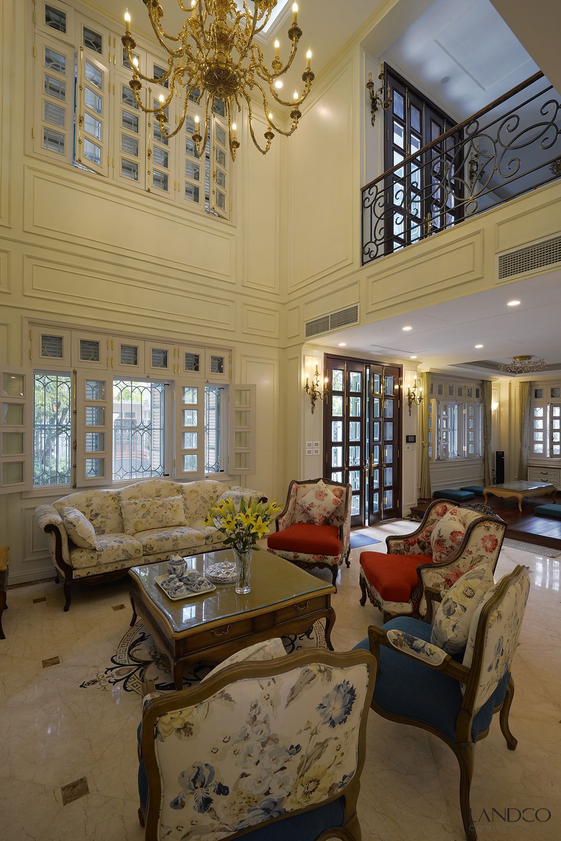 Không gian Pháp sống động do Landdecor thiết kế, sản xuất và thi công nội thất cho công trình