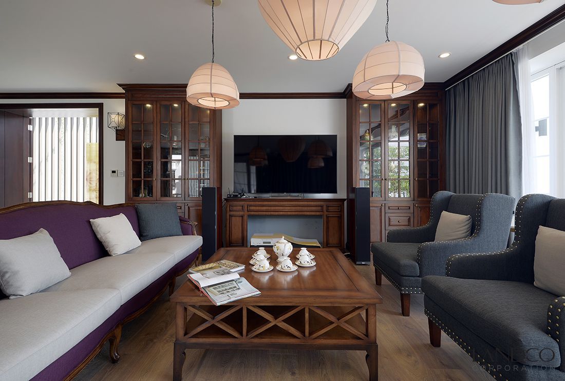 Phong cách đồng quê Pháp được Landdecor áp dụng trong thiết kế, sản xuất và thi công nội thất cho biệt thự Flamingo Đại Lải