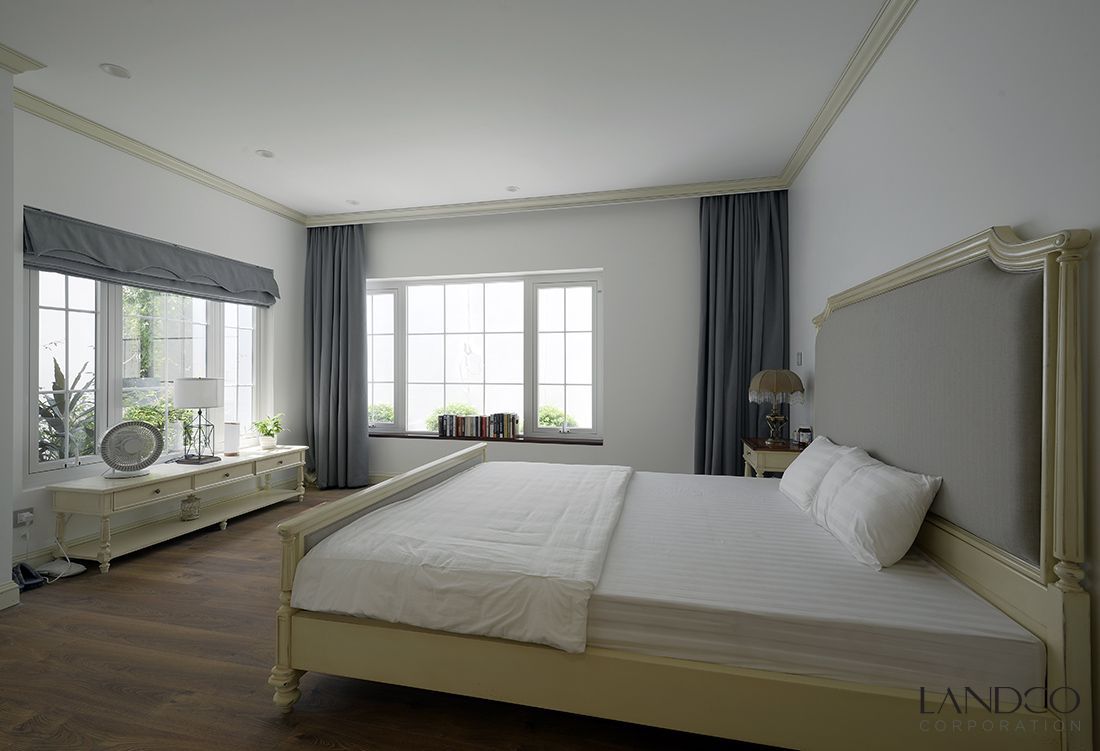Phong cách đồng quê Pháp được Landdecor áp dụng trong thiết kế, sản xuất và thi công nội thất cho biệt thự Flamingo Đại Lải