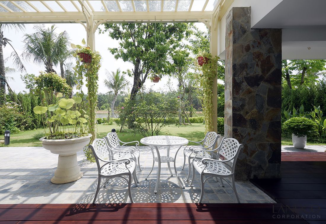 Phong cách đồng quê Pháp được Landdecor áp dụng trong thiết kế, sản xuất và thi công nội thất cho biệt thự Flamingo Đại Lải