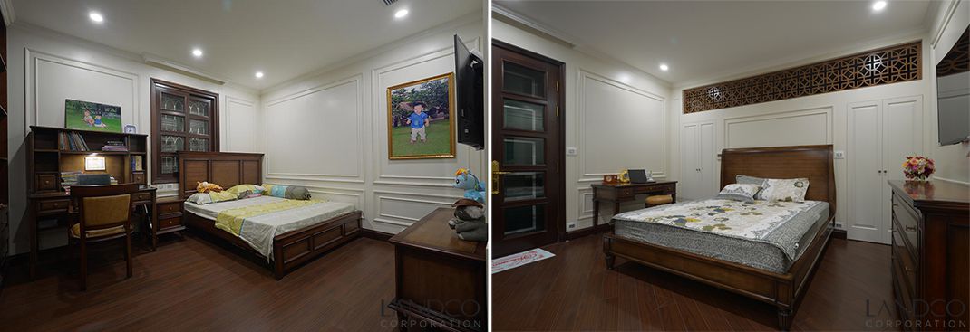Landdecor thiết kế, sản xuất nội thất và thi công hoàn thiện công trình biệt thự Thủ Đức 